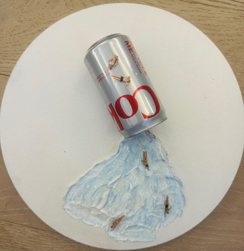 Coke Swim by artist Teresa Green